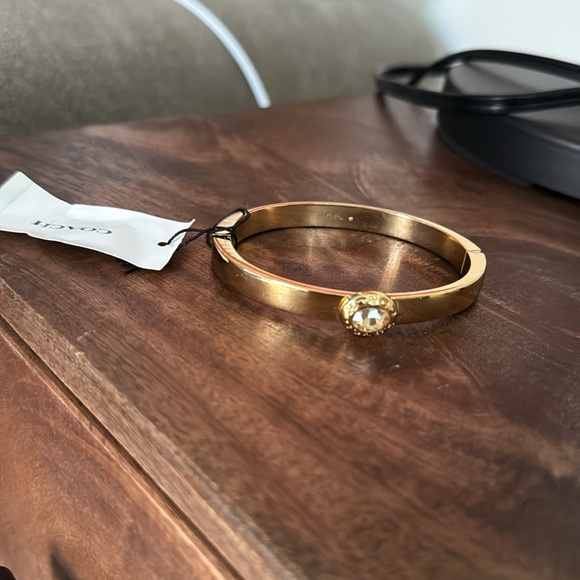 Coach Signature Logo Swarovski Crystals Bangle ❄️FLASH SALE❄️ - Picture 3 of 5